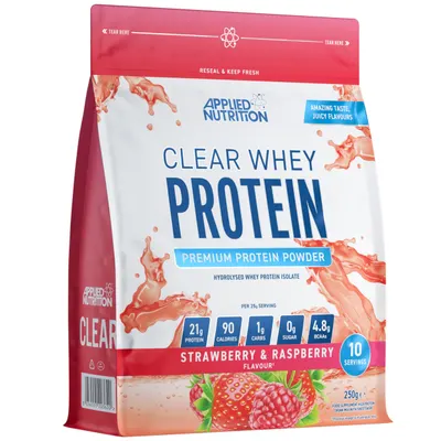 Applied Nutrition Clear Whey Protein | Hydrolyzed Whey Protein Isolate · Малина и ягода · 250 г