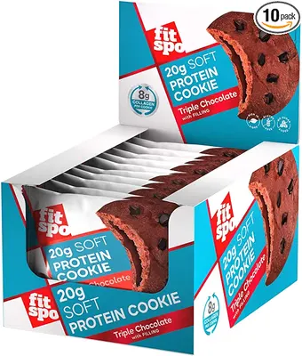FIT SPO Soft Protein Cookie | with Collagen & No Added Sugar · 10 x 70 г