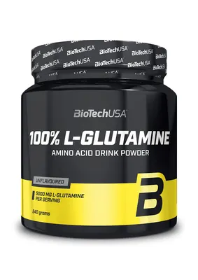 BioTech USA 100% L-Glutamine · 240 г