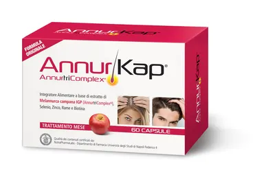 За укрепване и растеж на косата - AnnurKap Plus · 60 капсули