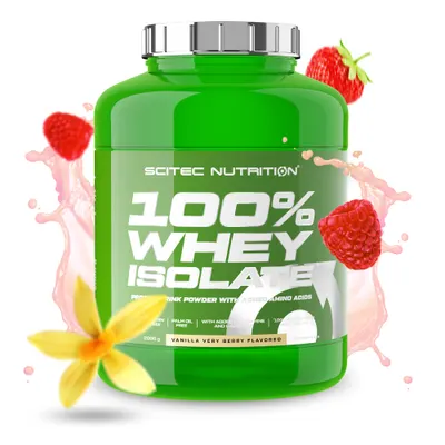 Scitec 100% Whey Isolate · Плодове и ванилия · 2 кг