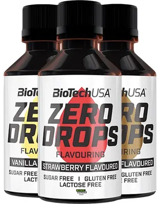 BioTech USA Zero Drops · Ядки и нуга · 50 мл