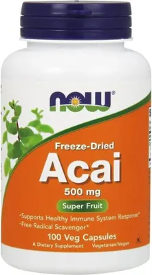 NOW Acai 500mg. / 100 VCaps.