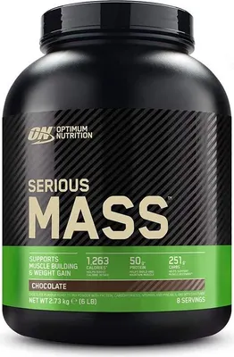 Optimum Nutrition Serious Mass · Ягода · 2,724 кг