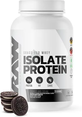 RAW Nutrition Isolate Protein Grass Fed Whey · Бисквита с крем · 900 г