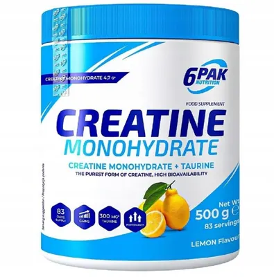 6PAK Nutrition Creatine Monohydrate · Лимон · 500 г