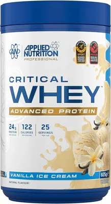 Applied Nutrition Critical Whey - Суроватъчен Протеин · Ванилов сладолед · 825 г