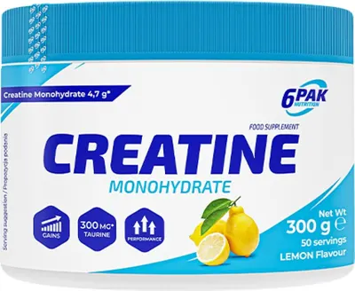 6PAK Nutrition Creatine Monohydrate · Лимон · 300 г