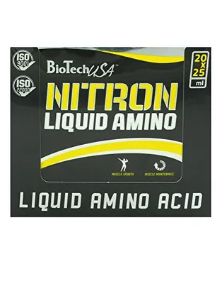 BioTech USA Liquid Amino · Лимон · 20 ампули