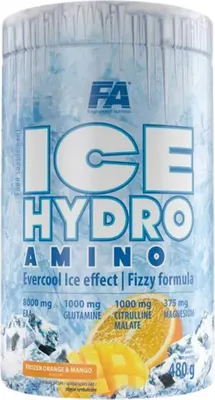 FA Nutrition Hydro Amino / Ice Series · Iced orange & mango · 480 g