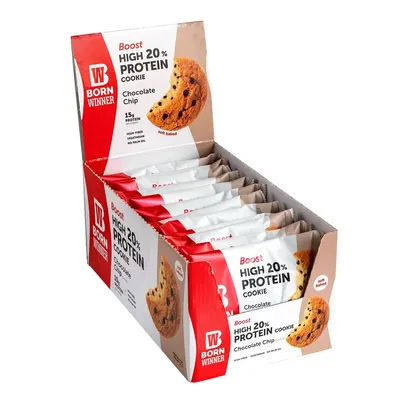 Born Winner Boost 20% High Protein Cookie Шоколад с парченца · 12 x 75 г