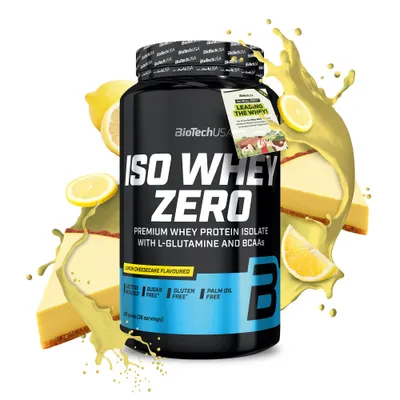 BioTech USA Iso Whey ZERO · Лимонов чийзкейк · 908 г