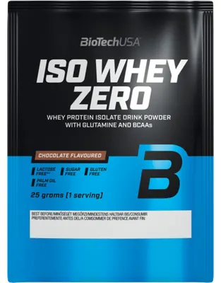BioTech USA Iso Whey ZERO · Бял шоколад · 25 г
