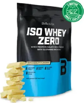 BioTech USA Iso Whey ZERO · Бял шоколад · 500 г