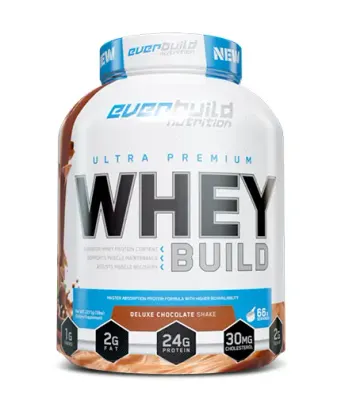 Everbuild Ultra Premium Whey Protein Build · Праскова и шейк с манго · 2,271 кг