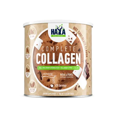 Haya Labs Complete Collagen Types I, II & III / SOLUGEL & VERISOL · Шоколад · 260 г