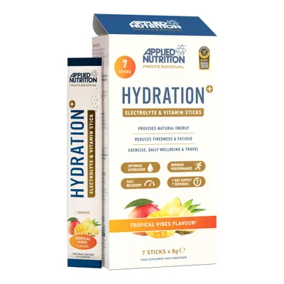 Applied Nutrition Hydration + Electrolyte & Vitamin Powder Stick Packs · Тропически плодове · 7 x 8 г