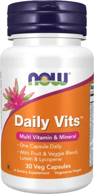 NOW Foods Daily Vits Multi · 30 капсули