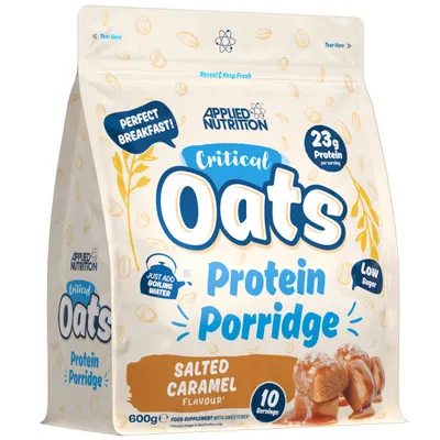Applied Nutrition Critical Oats | Protein Porridge Powder · Солен карамел · 600 г