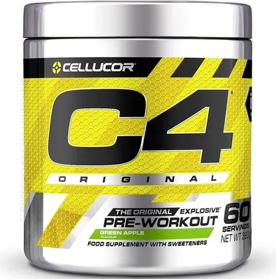 Cellucor C4 Original Pre-Workout · Зелена ябълка · 390 г