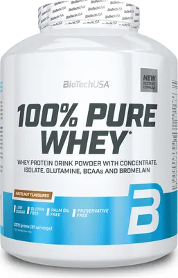 BioTech USA 100% Pure Whey · Лешник · 2,27 кг