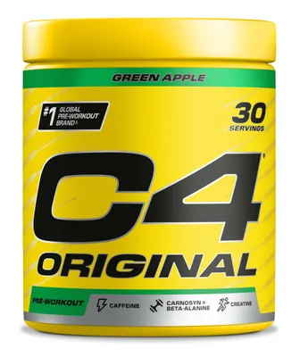 Cellucor C4 Original Pre-Workout · Зелена ябълка · 195 г