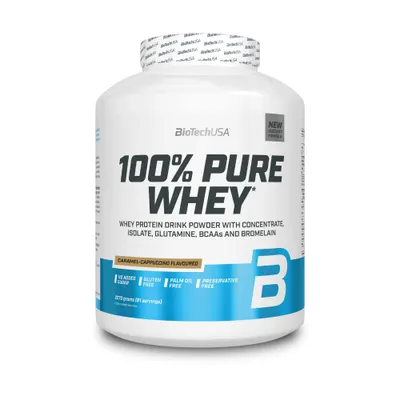 BioTech USA 100% Pure Whey · Caramel & cappuccino · 2.27 kg