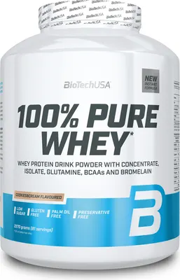 BioTech USA 100% Pure Whey · Бисквита с крем · 2,27 кг
