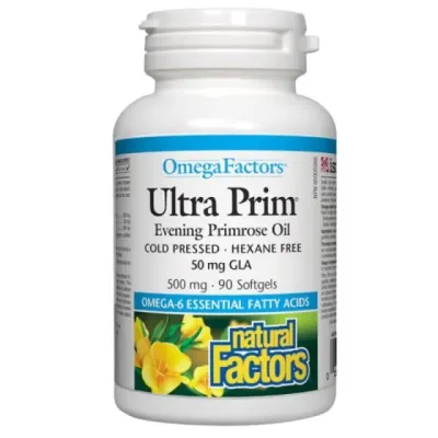Ultra Prim Evening Primrose Oil 50 mg GLA/ Вечерна иглика масло 500 mg · 90 softgels