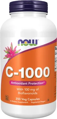 NOW Foods Витамин C-1000 с биофлавоноиди · 250 capsules