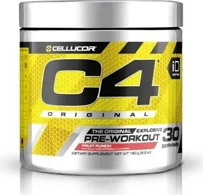 Cellucor C4 Original Pre-Workout · Плодов пунш · 195 г