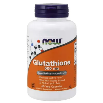 NOW Foods Glutathione 500 mg · 60 капсули