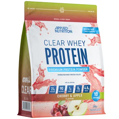 Applied Nutrition Clear Whey Protein | Hydrolyzed Whey Protein Isolate · Ябълка и череша · 250 г