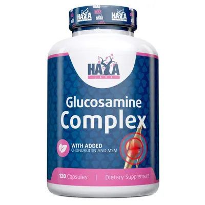 Haya Labs Glucosamine Chondroitin & MSM Complex · 120 капсули