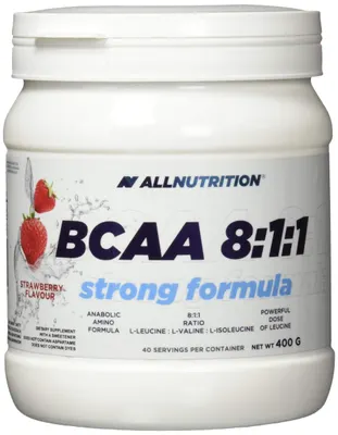AllNutrition BCAA 8:1:1 Strong Formula · Strawberry · 400 g