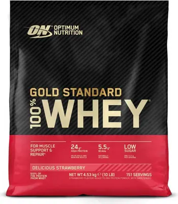 Optimum Nutrition - 100% Whey Gold Standard · Ягода · 4,545 кг