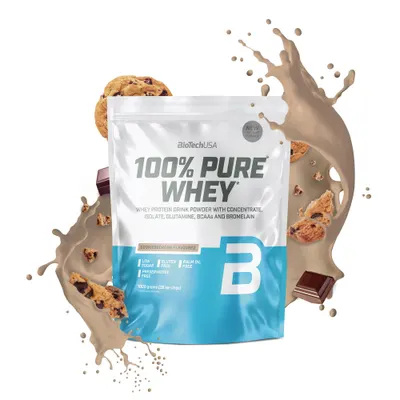 BioTech USA 100% Pure Whey · Бисквита с крем · 1 кг