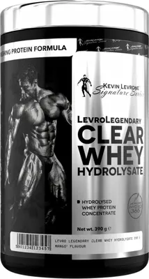 Kevin Levrone LevroLegendary Clear Whey Hydrolysate | with Lacprodan Hydro 365 Protein · Студен чай с праскова · 390 г