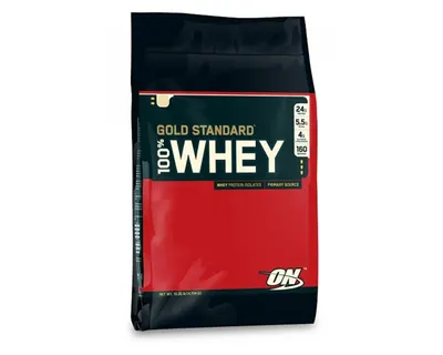 Optimum Nutrition - 100% Whey Gold Standard · Двоен шоколад · 4,545 кг