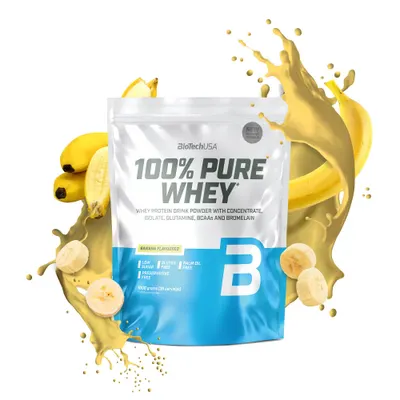 BioTech USA 100% Pure Whey · Банан · 1 кг