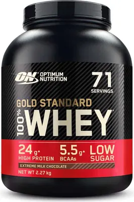 Optimum Nutrition 100% Whey Gold Standard · Extreme Milk Chocolate · 2,272 кг