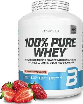 BioTech USA 100% Pure Whey · Ягода · 2,27 кг