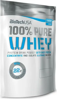 BioTech USA 100% Pure Whey · Бурбън ванилия · 1 кг