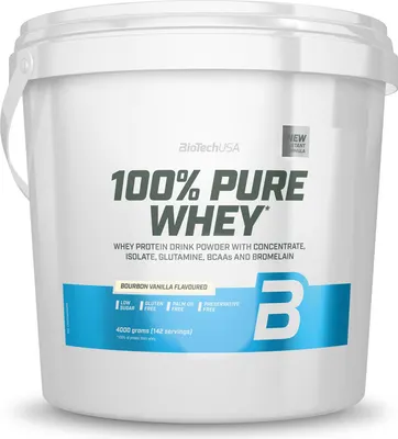 BioTech USA 100% Pure Whey · Шоколад · 4 кг