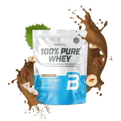 BioTech USA 100% Pure Whey · Лешник · 1 кг