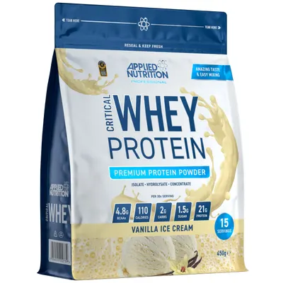 Applied Nutrition Critical Whey | Advanced Protein Blend · Ванилия · 450 г