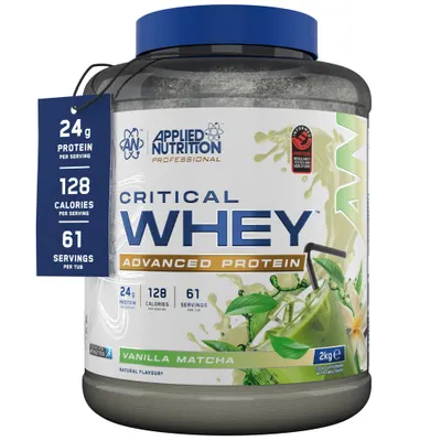 Applied Nutrition Critical Whey | Advanced Protein Blend · Ванилия с матча · 2 кг