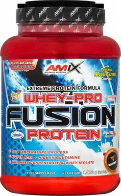 Amix Whey Pure Fusion · Ананас и манго · 1 кг