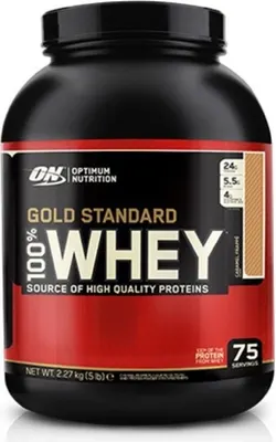 Optimum Nutrition - 100% Whey Gold Standard · Caramel тоffee Fudge · 2,272 кг