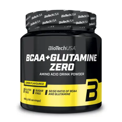 BioTech USA BCAA + Glutamine Zero · Лимон · 480 г